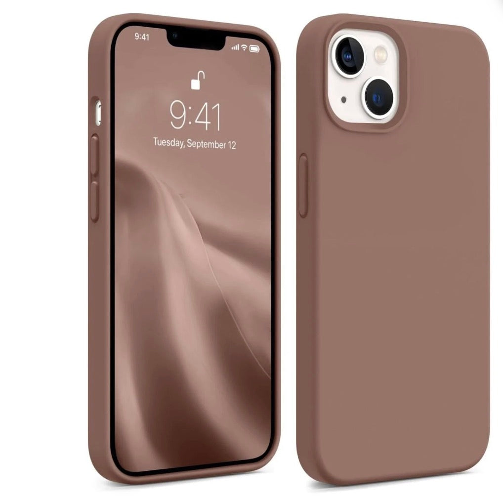 İphone 13-14-15 Uyumlu Leopar Desenli Kamera Koruma Çıkıntılı Silikon Telefon Kılıfı